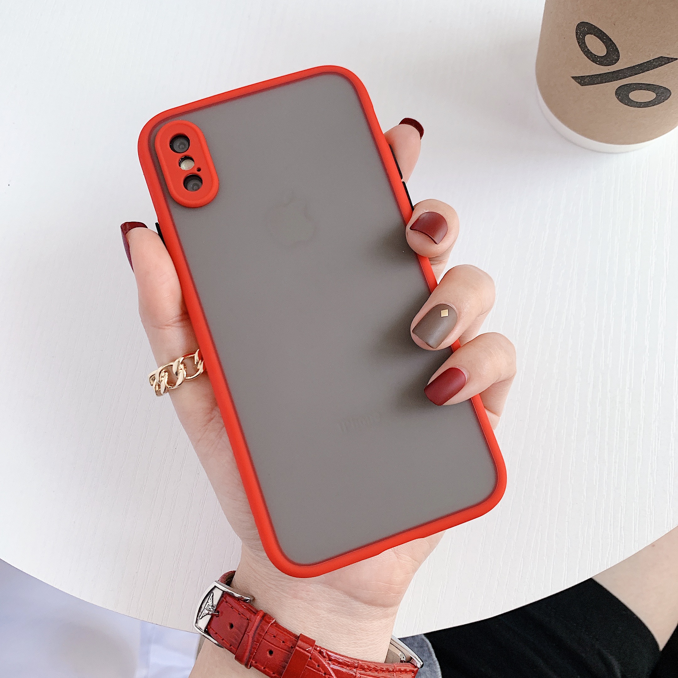 Iphone case for Iphone xr / Iphone x / Iphone xs / iphone xs max Shockproof Phone Case & Matte Transparent cover & hard case
