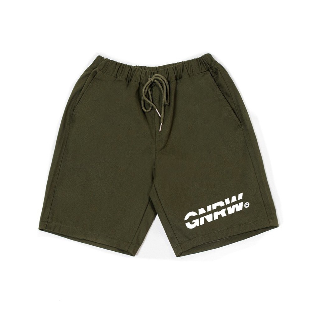 Quần Short Kaki Lưng Thun Co Giản Phản Quang Unisex Chính hãng Local Brand Mi Midori