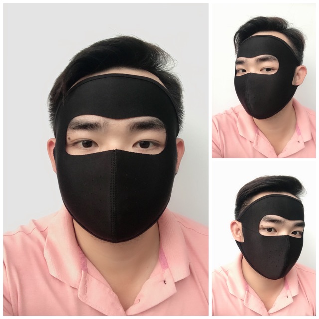 Khẩu trang vải Ninja Mask trùm kín mặt