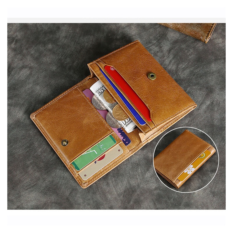 Ví Da Thật Đựng Thẻ id vip Cho Nam Nữ