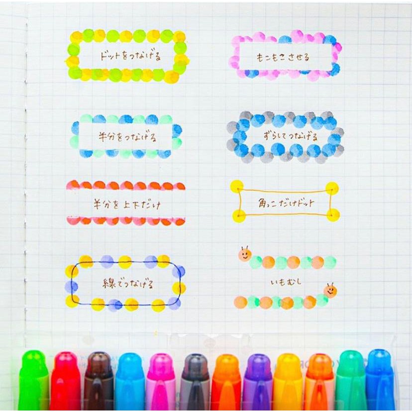 Bút Highlight Hai Đầu Play Color DOT Tombow Nhật Bản Cây Đầu To