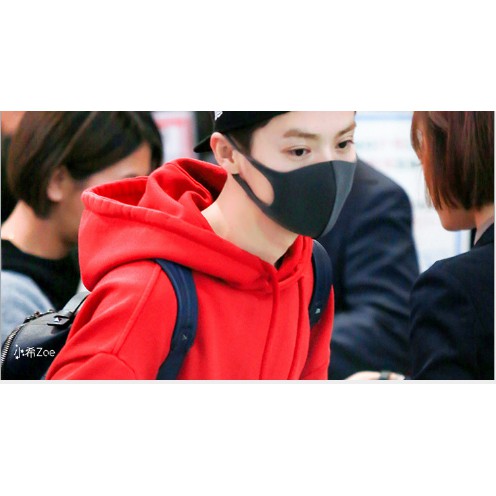 [ORDER] áo hoodie Vetement đỏ giống GDragon , Lun Han ( EXO )