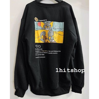 Áo Sweater MÈO & CHUỘT Ulzzang Unisex 1hitshop
