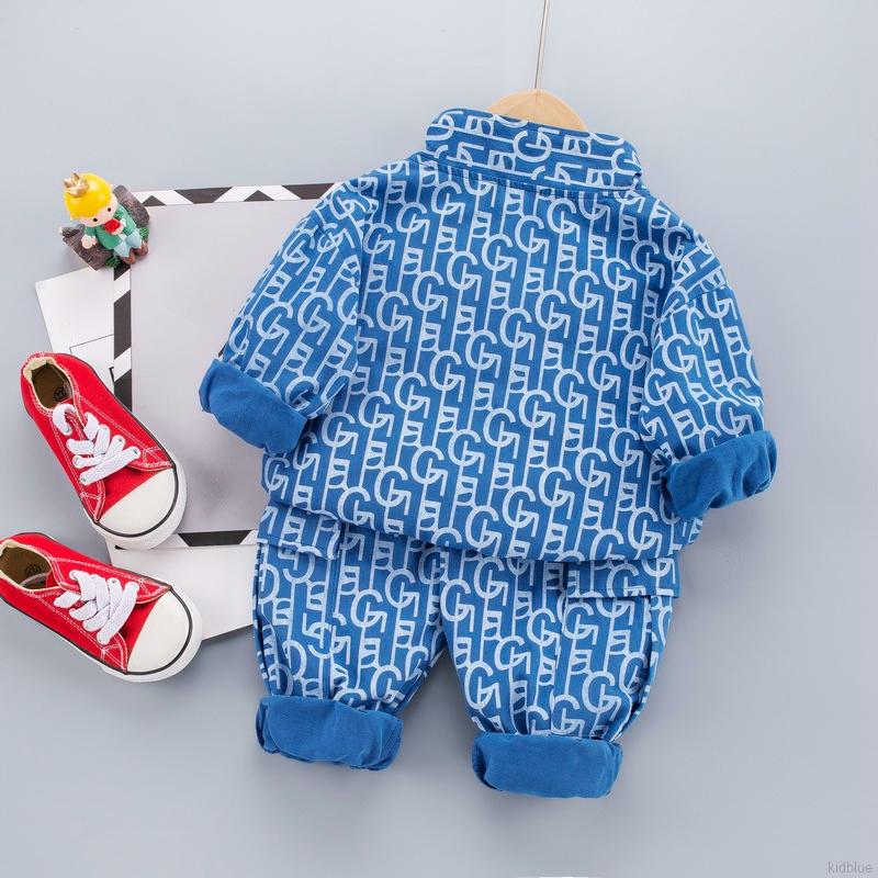 Bộ Áo Thun Tay Dài &amp; Quần Dài Xinh Xắn Cho Bé