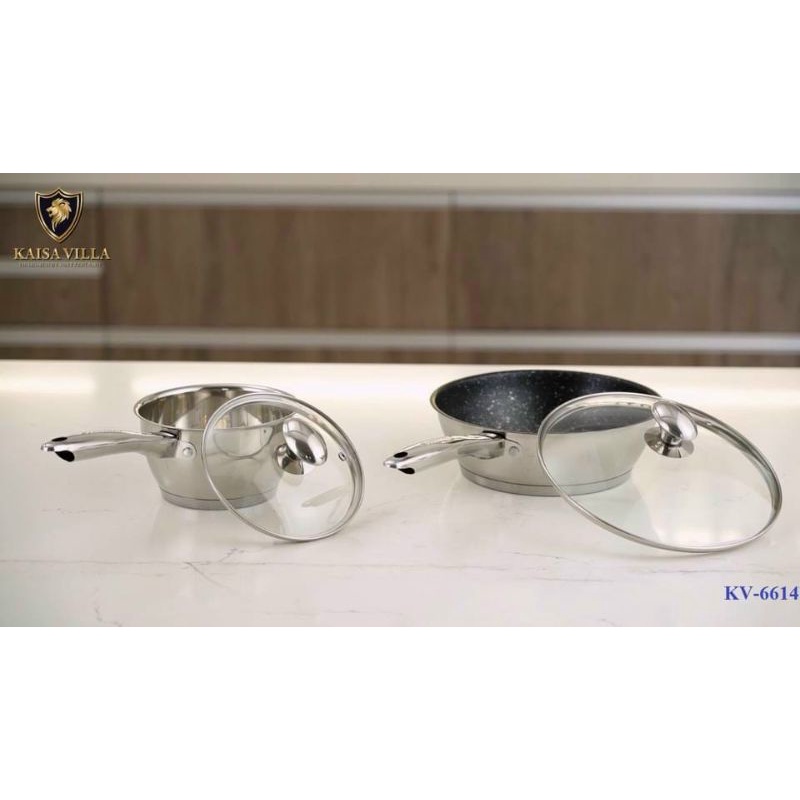 Bộ 4 nồi inox KAISA VILLA,