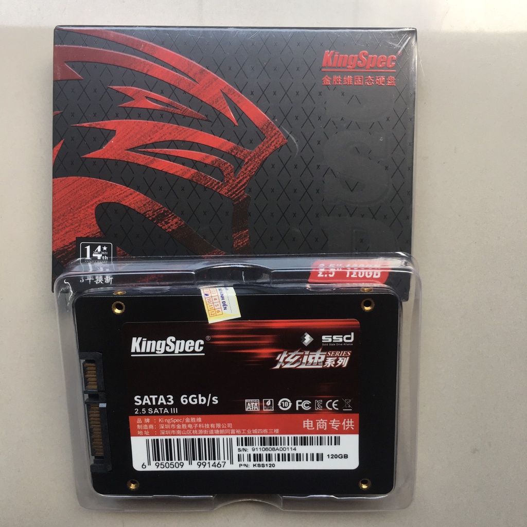 Ổ Cứng SSD KingSpec 120GB / 240GB - BH 36 Tháng | BigBuy360 - bigbuy360.vn