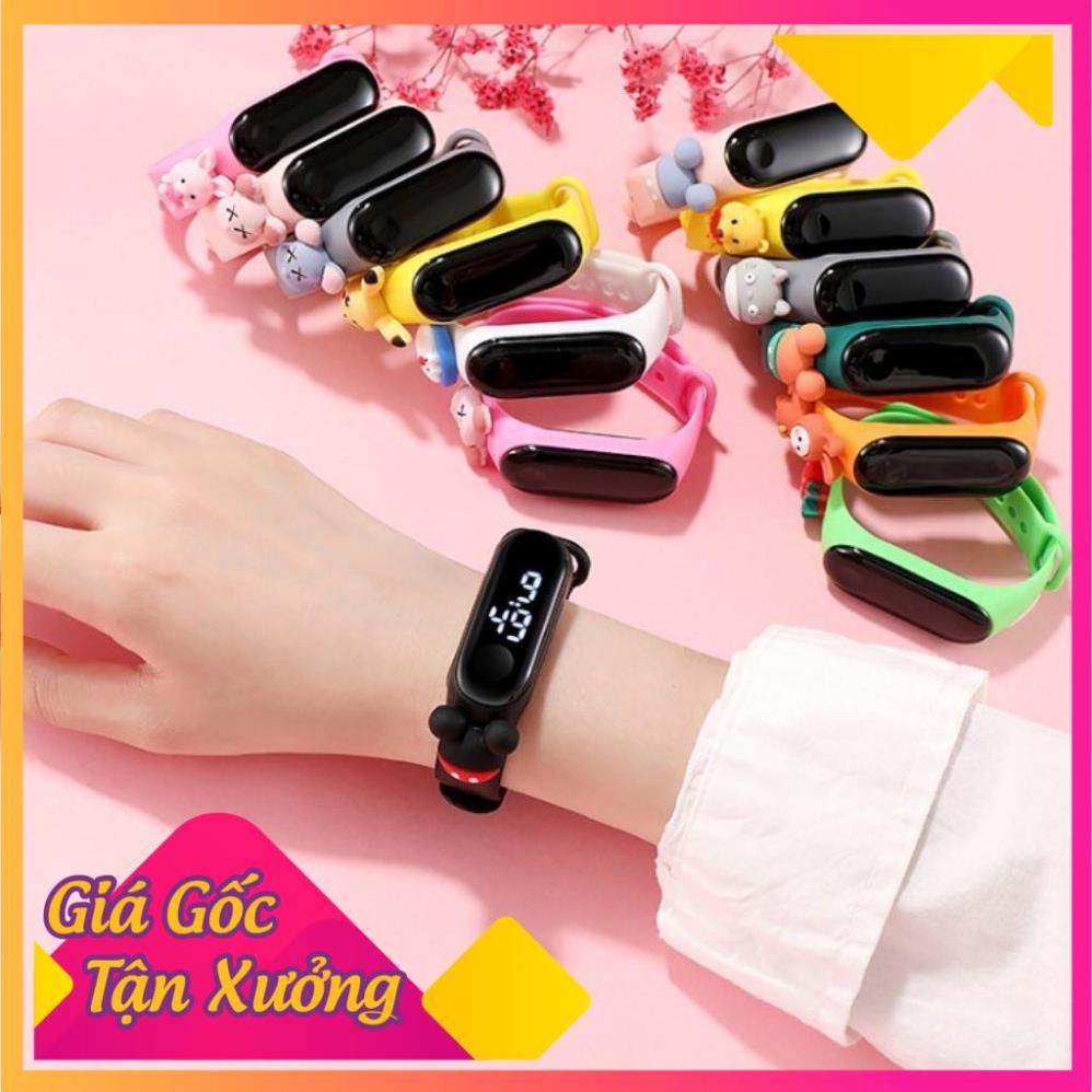 Đồng Hồ Led Hoạt Hình Thông Minh Chống Nước Thể Thao Cho Bé Trai Và Bé Gái, Alokids TB