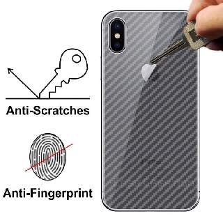 Miếng Dán Mặt Lưng Chống Trầy iPhone Xs Max Vân Carbon