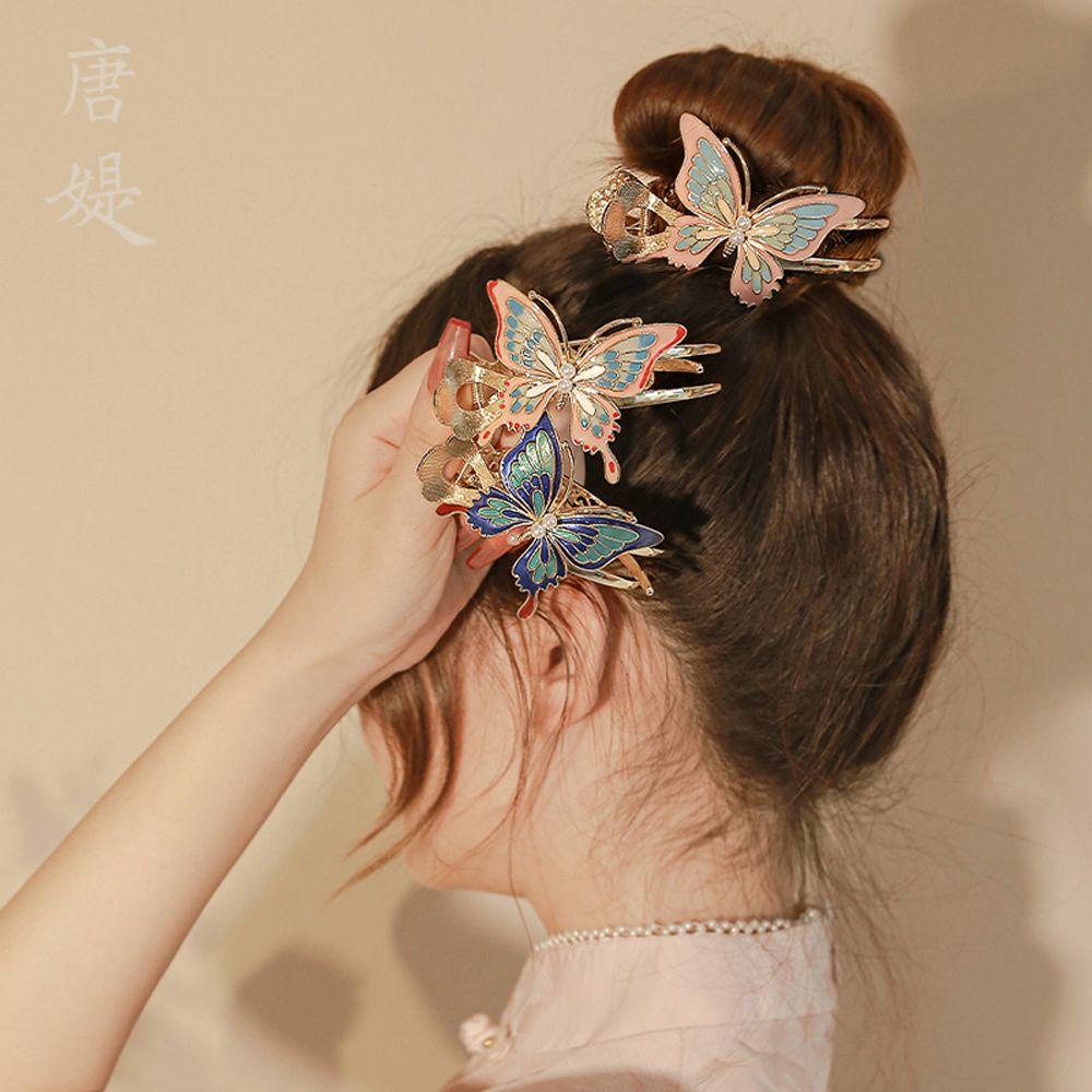 Kẹp Tóc Càng Cua Nhỏ Cố Định Tóc Đuôi Ngựa Phong Cách Cổ Điển Dễ Thương Sáng Tạo WMES15H