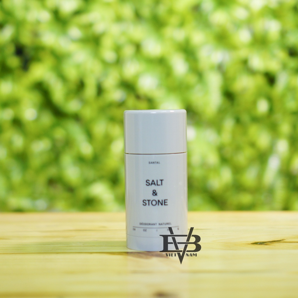 Lăn Khử Mùi Salt & Stone Natural Dedorant 75gr | FULL 5 dòng lăn khử mùi nam Salt and Stone