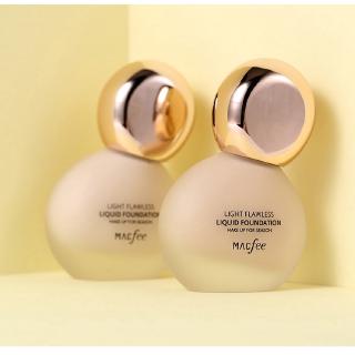 Kem nền dạng lỏng MACFEE® hình chiếc bóng đèn cỡ nhỏ giúp dưỡng ẩm kiềm dầu che khuyết điểm hiệu quả