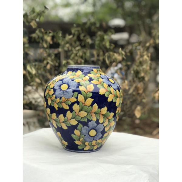 VÒ TRÒN VẼ TAY MEN LAM H22x12CM