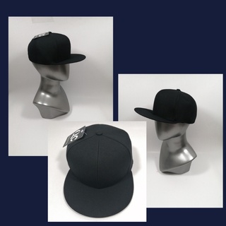 Mũ Snapback Đen Trơn Đẹp, Mũ Lưỡi Trai Phong Cách Hip Hop Phù Hợp Cho Cả Nam Lẫn Nữ