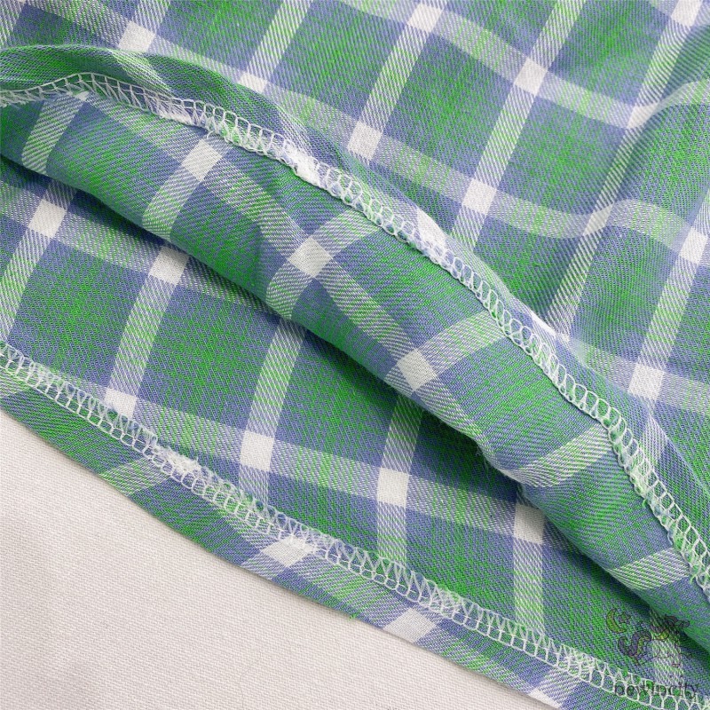 Đầm Bé Gái Sọc Ca Rô Xinh Xắn Đáng Yêu