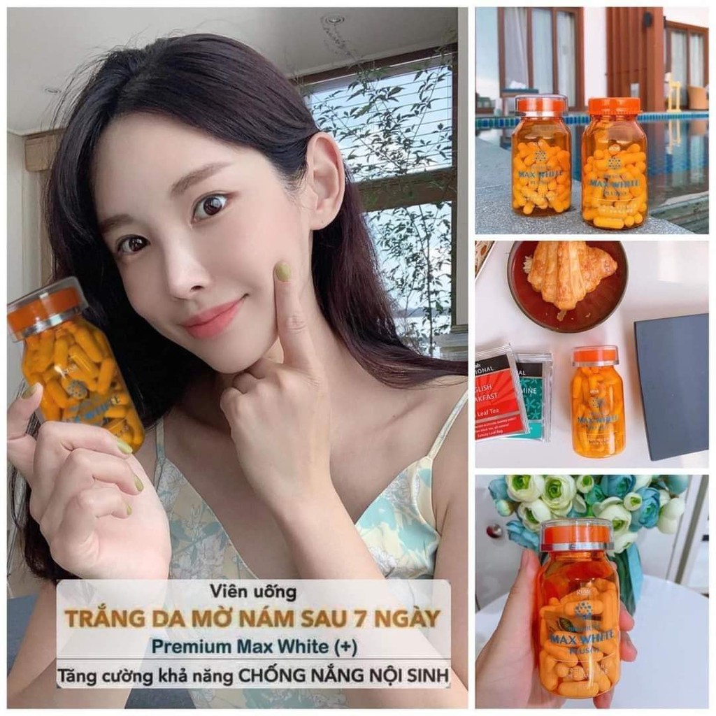 VIÊN UỐNG TRẮNG DA MAX WHITE PLUS GENIE | BigBuy360 - bigbuy360.vn