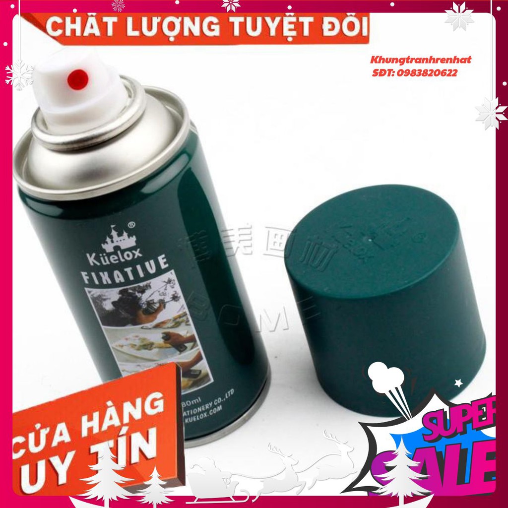 Xịt bảo quản tranh