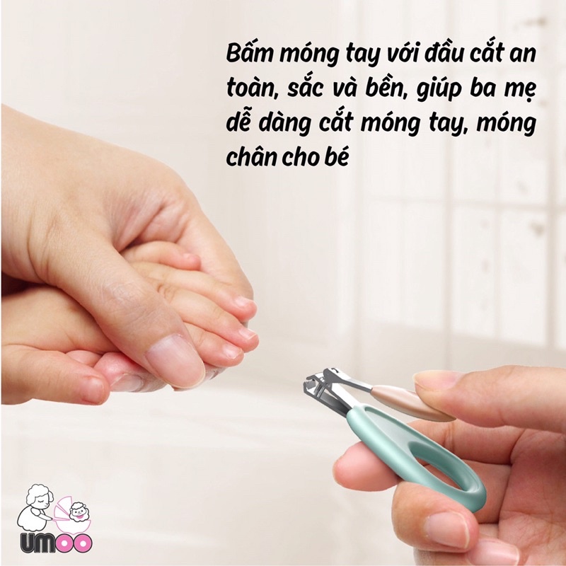 Bô cắt móng vệ sinh tai 6in1 Umoo cao cấp cho bé