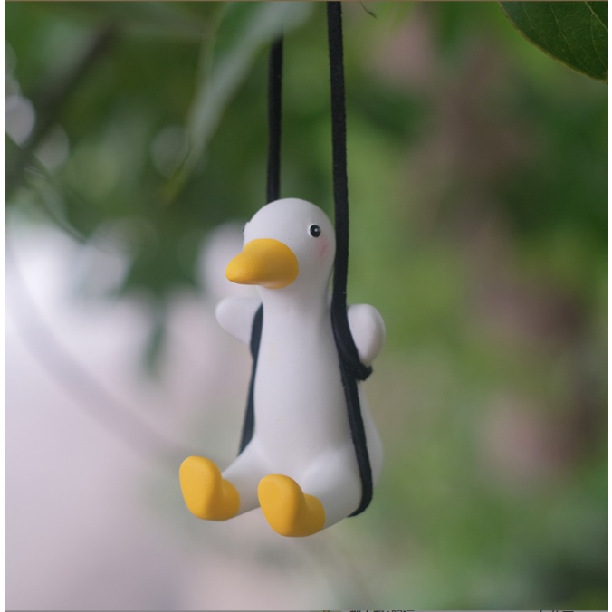 đồ trang trí XIAODUOJIAJU hình vịt dễ thương cho ô tô