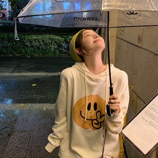 [Giá Sỉ] Áo Nỉ Hoodie In Hình Mặt Cười Hi 284 Áo Nỉ Bông Unisex Nam Nữ - Hazo