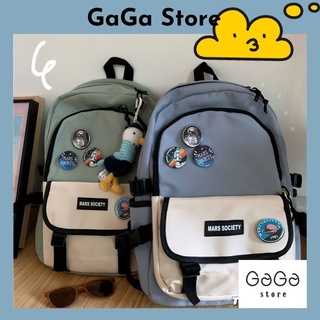 Balo nữ đi học hàn quốc , cặp sách học sinh phối màu hàn quốc B289