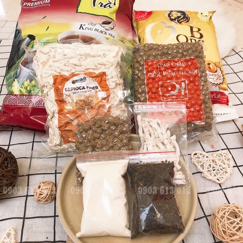 SET TRÀ SỮA TRÂN TRÂU ĐƯỜNG ĐEN-NGUYÊN LIỆU TRÀ SỮA TRUYỀN THỐNG | BigBuy360 - bigbuy360.vn