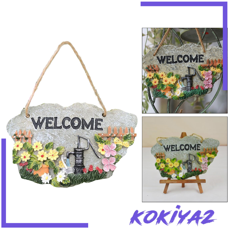 Door Welcome Sign Decorative Front Door Patio Garden
