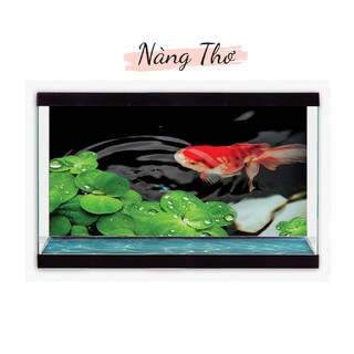 TRANH DECAL DÁN HỒ CÁ_THIẾT KẾ NÀNG THƠ