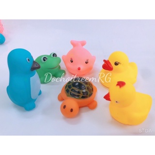 Đồ chơi thú mềm bóp kêu chút chít chơi nhà tắm