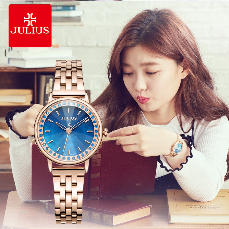 Đồng hồ nữ JULIUS JA959 dây thép | BigBuy360 - bigbuy360.vn