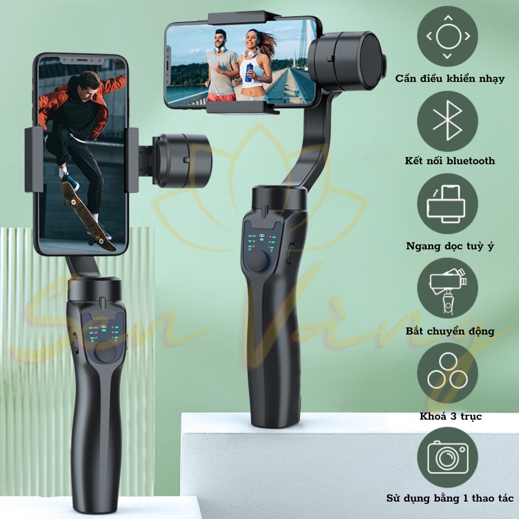 2023Gimbal chống rung thông minh dành cho điện thoại gimbal 3 trục hỗ trợ quay video 8K