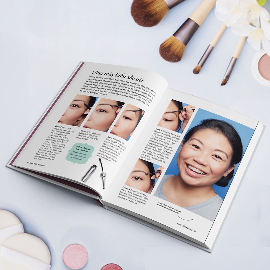 Sách - The Make-up Manual - Trang điểm tự nhiên, học cách trang điểm từ a-z