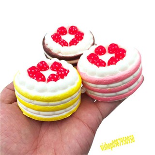 SquiShy BÁNH KEM DÂU TO