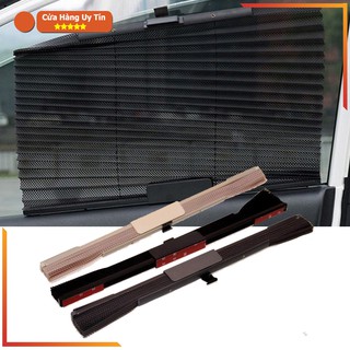Rèm Che Nắng Ô Tô - Rèm Che Nắng Kính Bên Dạng Nan Quạt Thông Minh, Có Thể Cuộn Gọn