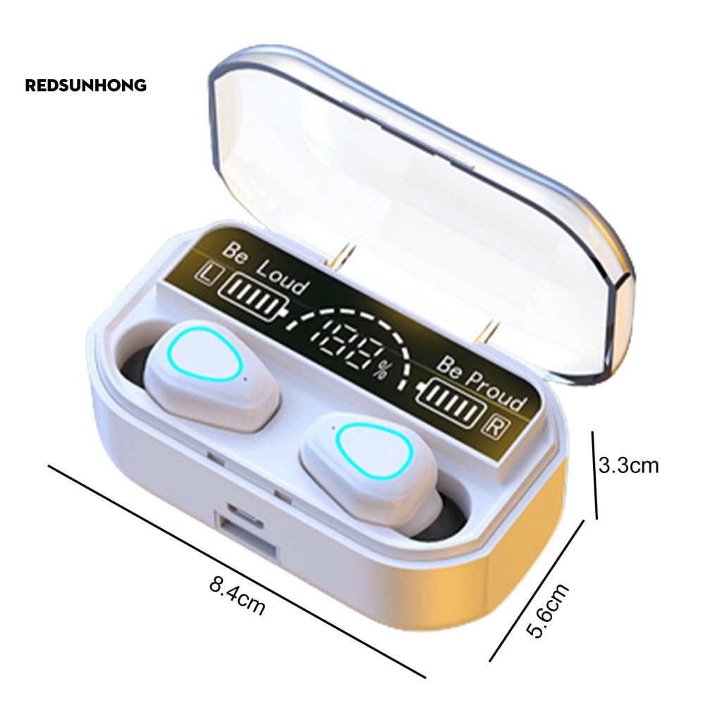 Tai Nghe Nhét Tai RSH.z Bluetooth 5.2 Mega Bass Dùng Khi Chạy Bộ