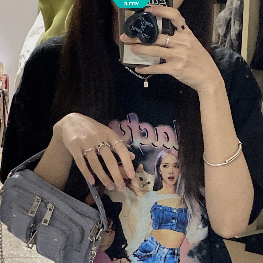 Áo Thun Cotton In Hình K-Pop Thời Trang Hàn Quốc 2022 Dành Cho Nam Nữ