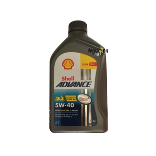 Nhớt Shell Advance Ultra 5w40 cho xe tay ga