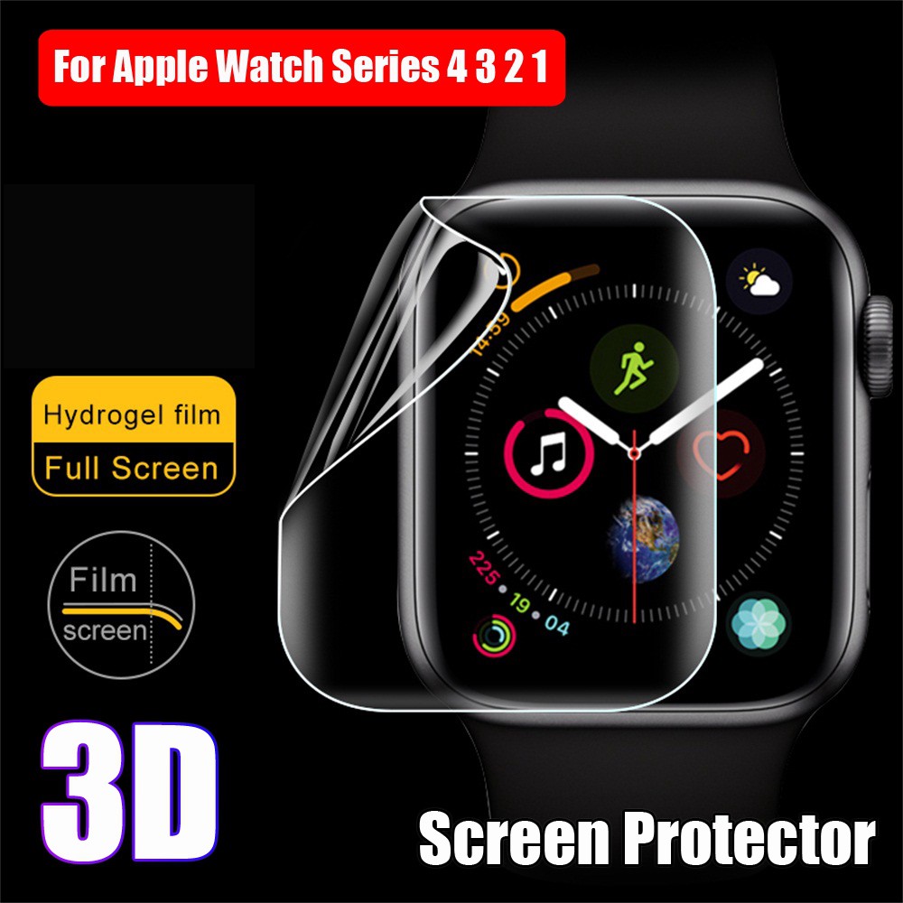 Sale 69%Set 3 Miếng dán cường lực màn hình đồng hồ thông minh 3D Apple Watch Series 4 3 2 1,38mm Giá gốc 21000đ- 26F41-6