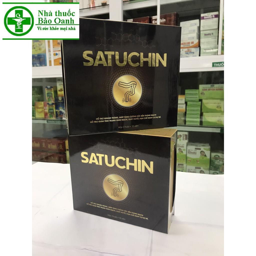 Satuchin - Viên Sủi Tiêu Trĩ ( CHÍNH HÃNG) HỘP 3 TYP MỖI TYP 10 VIÊN