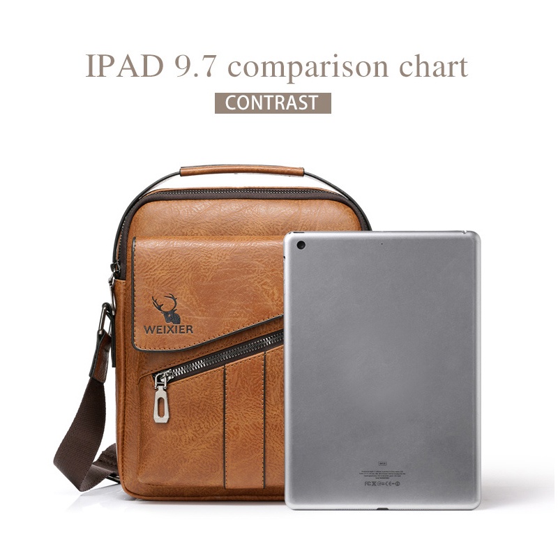 Túi Da Đeo Chéo Phong Cách Vintage Sang Trọng Cho Nam | BigBuy360 - bigbuy360.vn