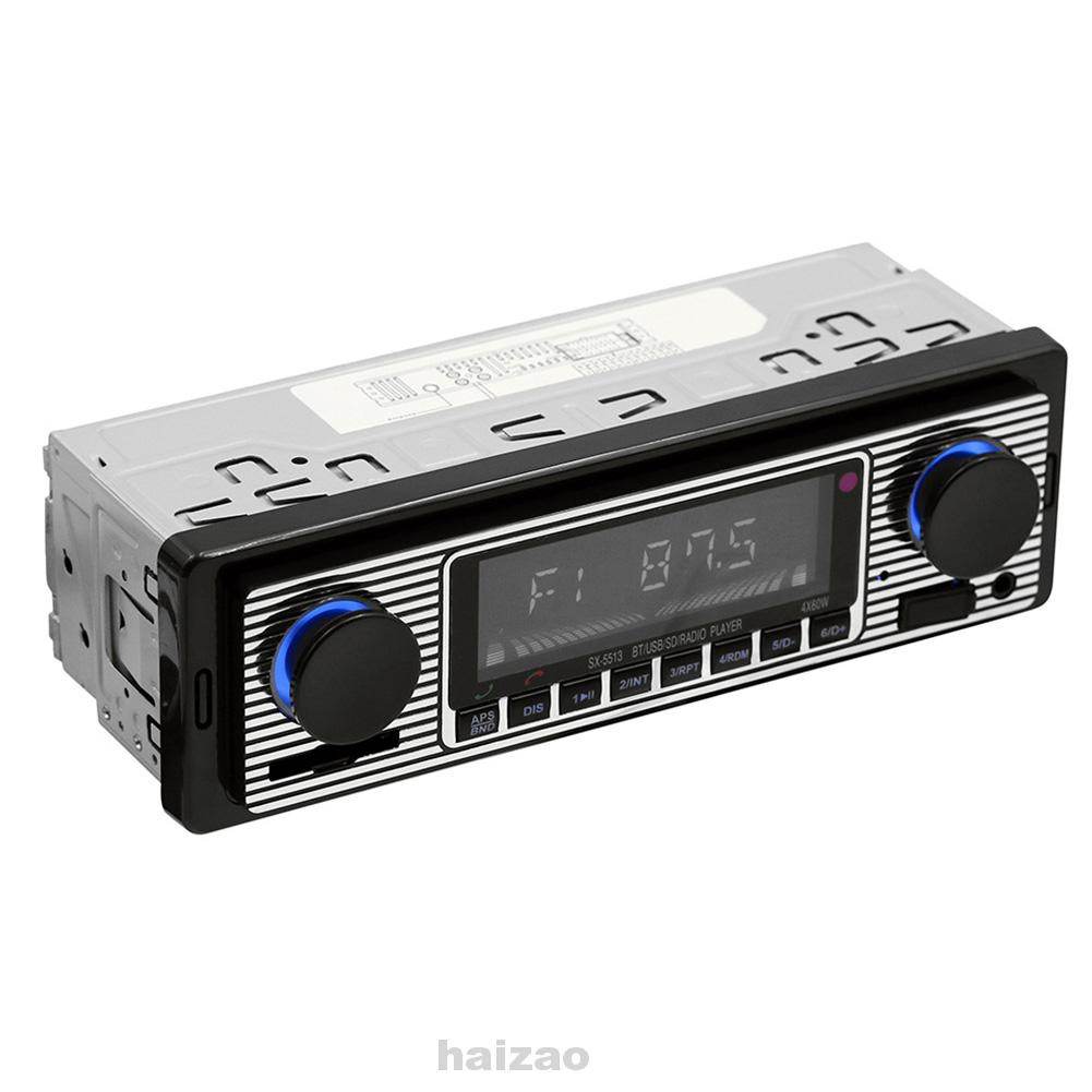 Radio Kết Nối Bluetooth Có Màn Hình Lcd Hiển Thị Phong Cách Retro