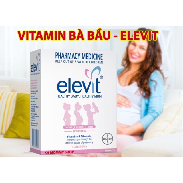 Elevit bổ sung vitamin cho mẹ bầu