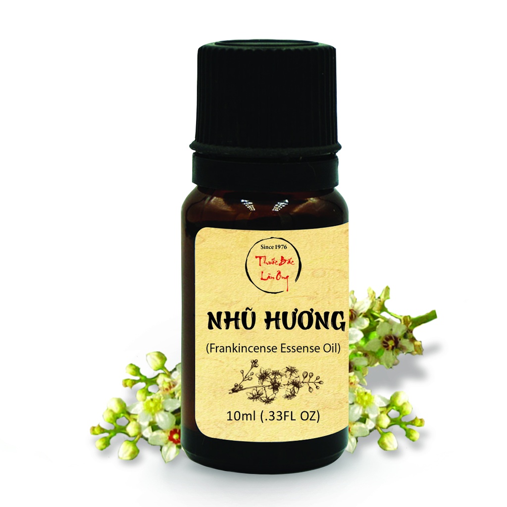 Tinh dầu Nhũ Hương 20ml, giảm say tàu xe, ngừa hôi miệng, sâu răng, đẹp da, tránh rạn sau sinh - Thuốc Bắc Lãn Ông