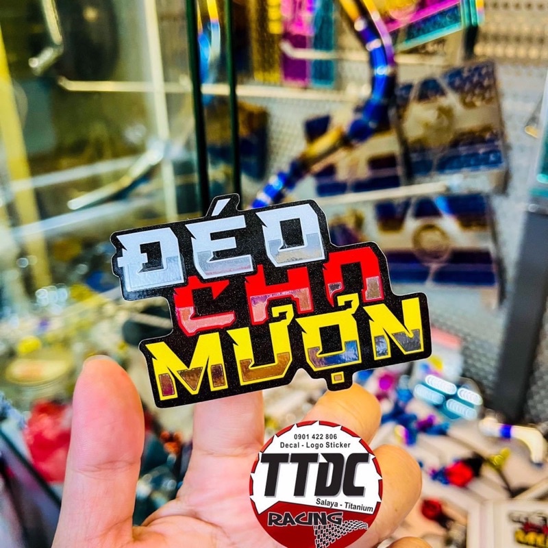 Tem Logo Sticker Decal Ghép Crom nổi bật trên mọi nền