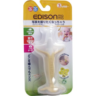 Gặm nướu hình quả chuối/hươu nội địa Nhật Bản chính hãng Edison cho bé 3m+