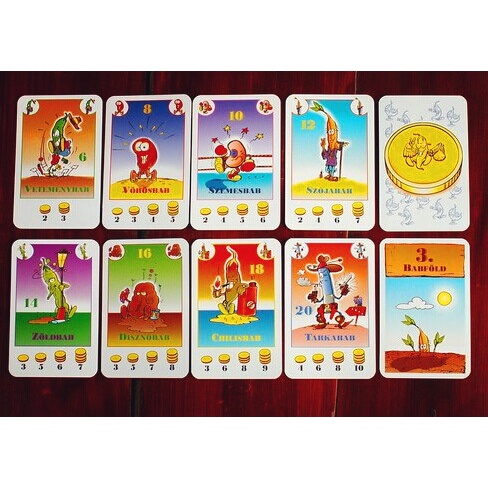Trò Chơi Bohnanza, Board Game Trồng Đậu Cho Nhóm 2-7 Người Chơi