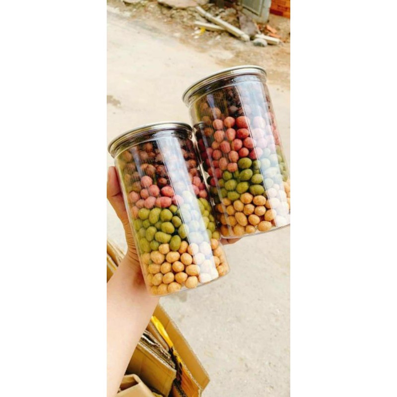hủ PET- 500gr đậu phộng da cá mix vị