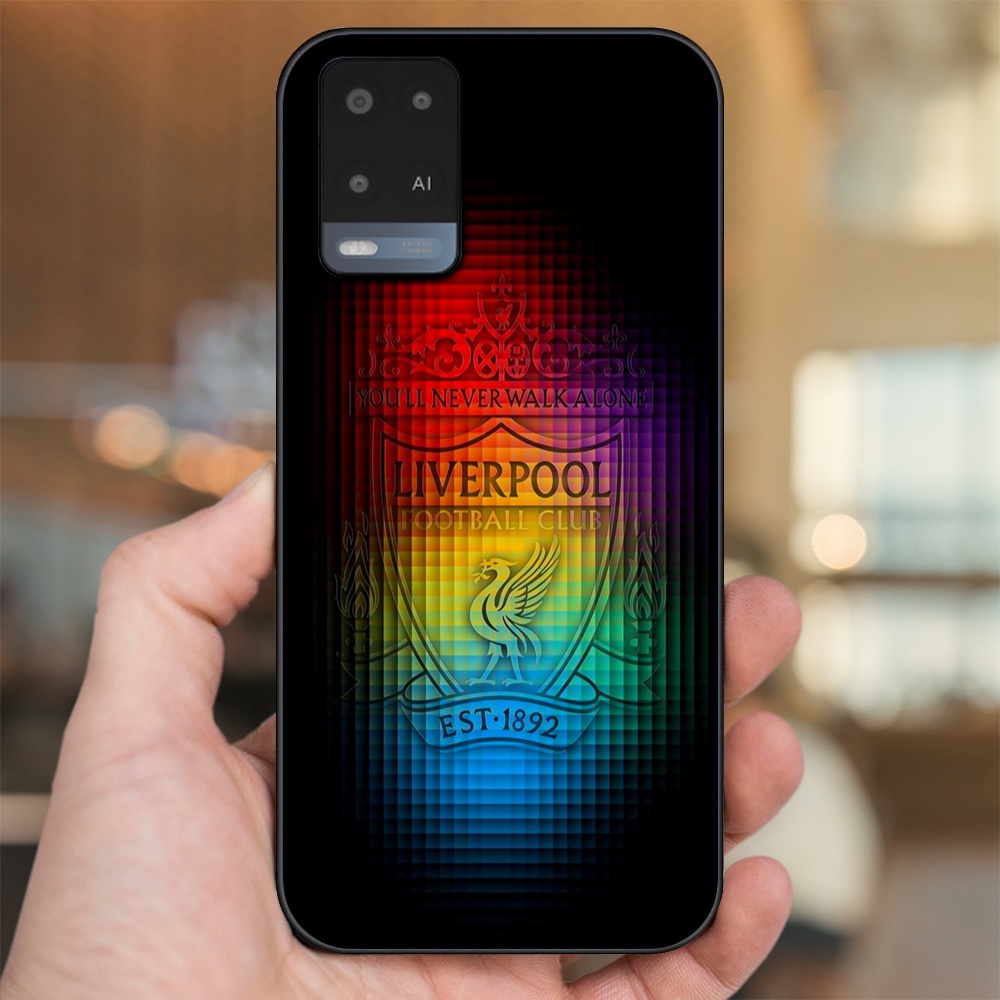 Ốp lưng Oppo A54 4G, A54 5G viền đen in hình Liverpool FC