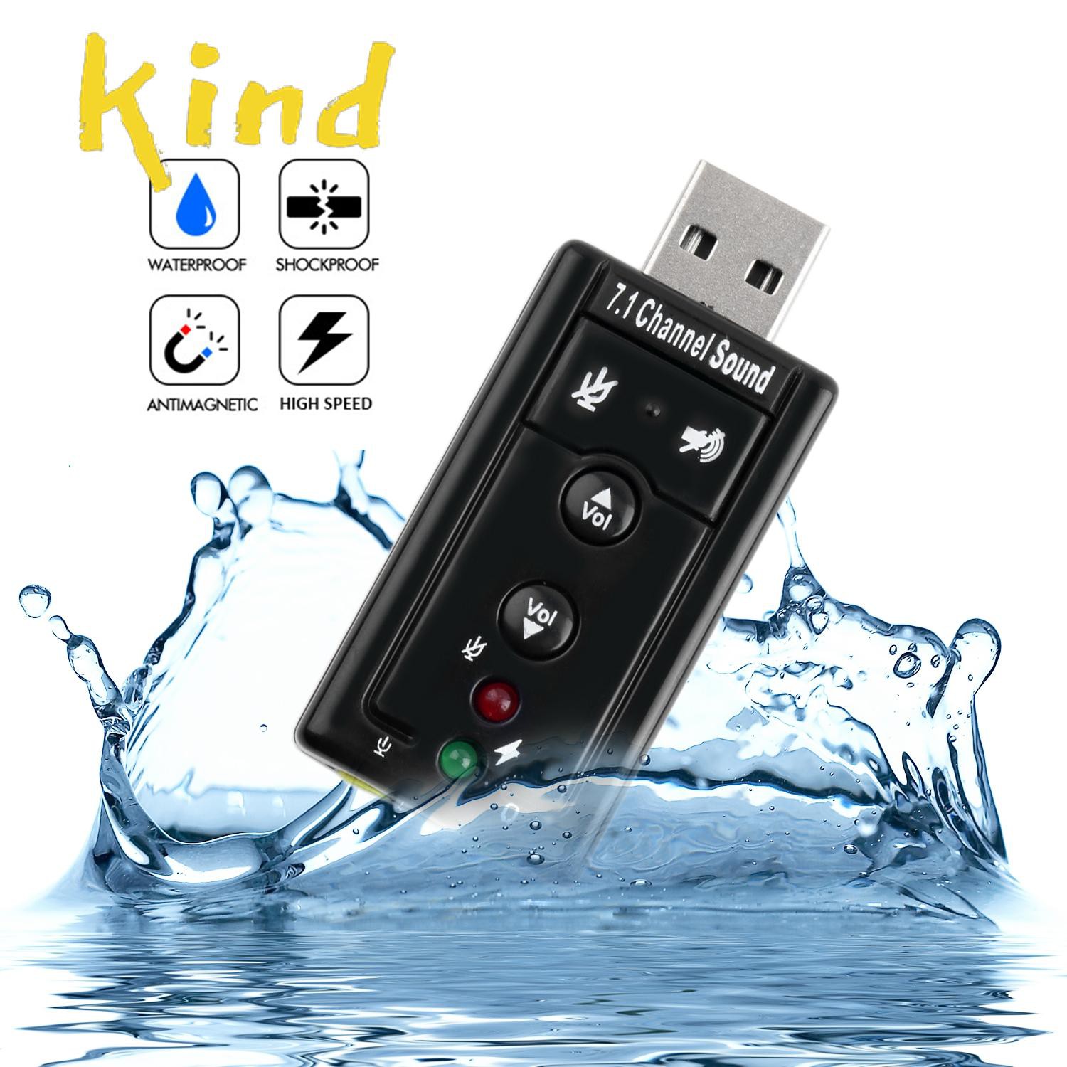 Bộ Chuyển Đổi Âm Thanh Usb 2.0 7.1 | BigBuy360 - bigbuy360.vn