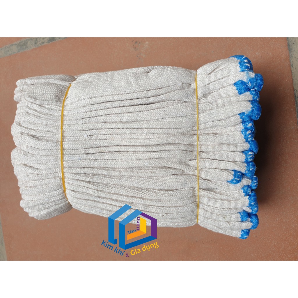 10 đôi găng tay bảo hộ sợi len 100% cotton - bảo vệ tay