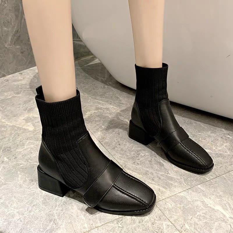 (B266)Boot nữ cực hót với 2 màu đẹp xinh sang chảnh vô cùng lên chân mềm êm đẹp xuất sắc xinh vô cùng mẫu mới hót lắm ạ